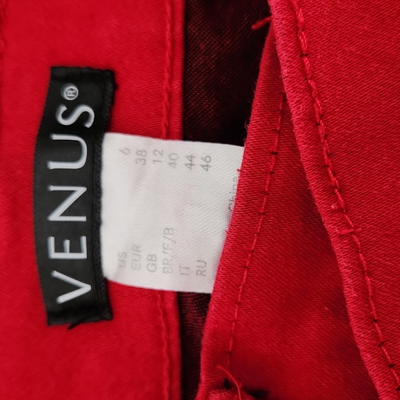 Venus Women's Red Skinny Jeans - Picture 6 of 6